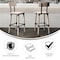 Flash Furniture Jackson Commercial Grade Rustic Antique White Industrial Wood Dining Barstool, 2PK 2-XU-DG-W0236B-ANTWHT-GG - alternate 8
